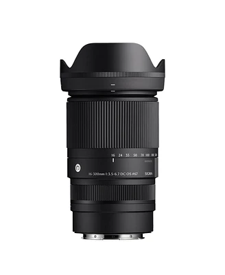 Sigma 16-300mm f/3.5-6.7 Dc Os Contemporary Lens for L Mount, Black