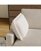 Modular Sectional Sofa,Deep Seat Couch for Living Room, Modern L-Shaped Sofa for Living Room Bedroom Apartment,Beige