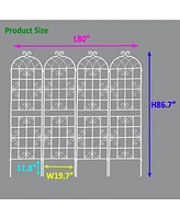 Rustproof Metal Garden Trellis for Climbing Plants
