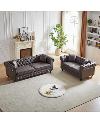 3+2 Seat Sofa, Modern Living Room Set