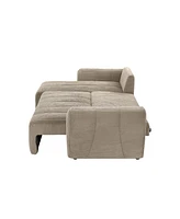 Convertible Sectional Sofa Couch, Modern Fabric 3 Seater L-Shaped Couch for Living Room, Apartment, Office, Small Space