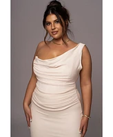Jluxlabel Women's Krishna One Shoulder Maxi Dress