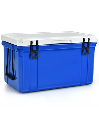 58 Quart Leak-Proof Portable Cooler Ice Box for Camping-Blue