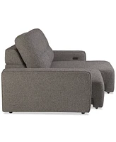 Frandlyn 2-Pc. Fabric Power Sliding Sofa, Exclusively at Macy's