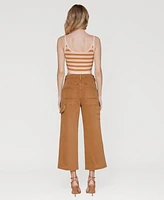 Avec Les Filles Women's Mid Rise Drawstring-Waist Pants