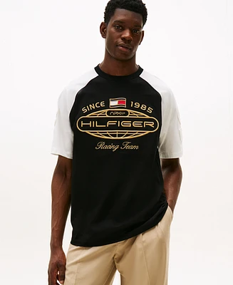 Tommy Hilfiger x Apxgp Collection Men's Raglan-Sleeve T-Shirt