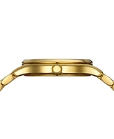 Balmain Women's Swiss Beleganza Diamond (1/20 ct. t.w.) Gold Pvd Stainless Steel Bracelet Watch 28mm