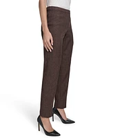 Calvin Klein Women's Textured Slim-Leg Ankle Pants