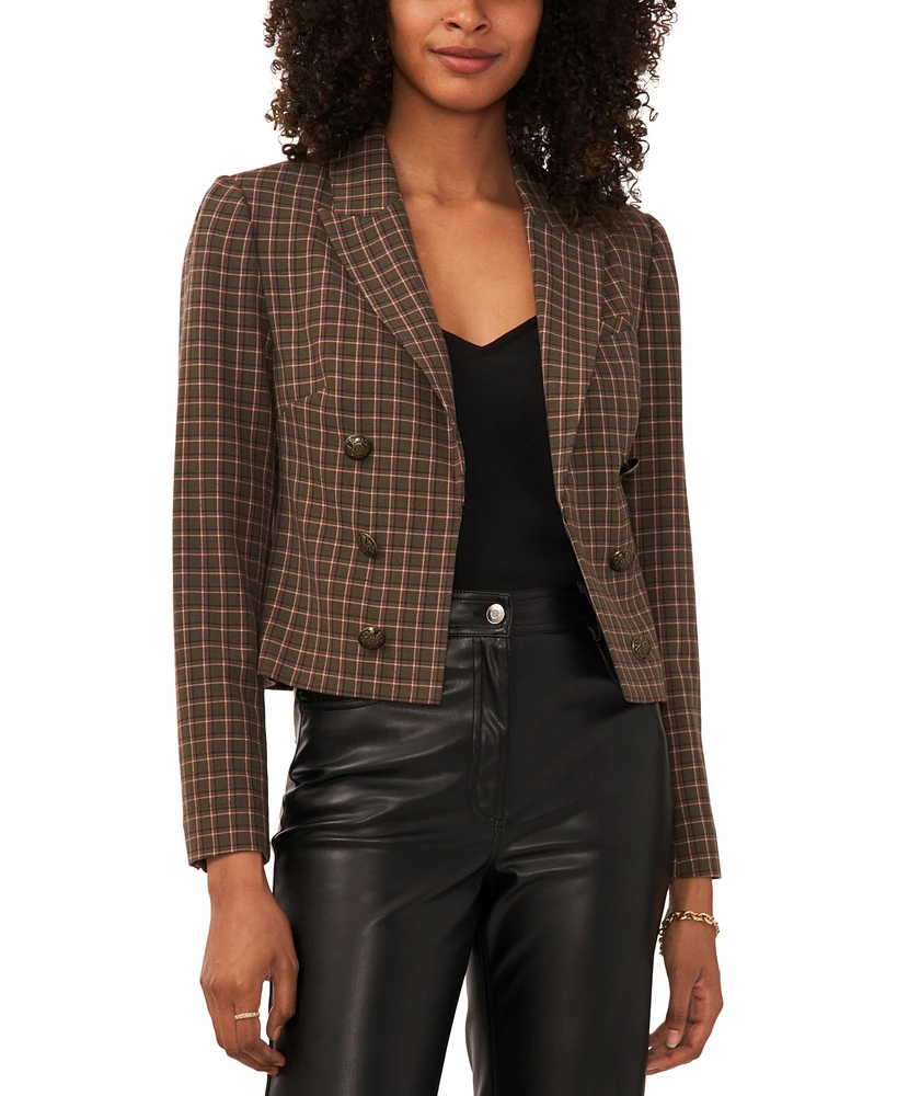 Vince Camuto Women's Cropped Open-Front Blazer