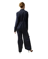 Ingrid + Isabel Maternity Long Sleeve Jumpsuit Black Size Xl