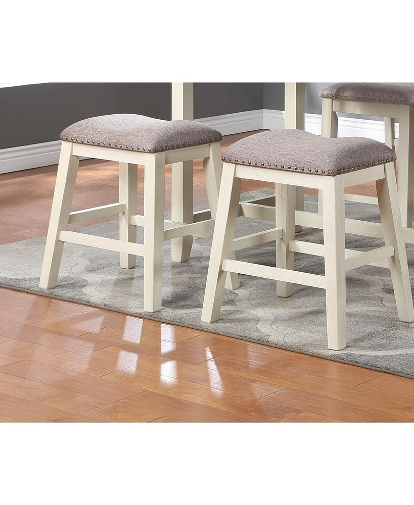 Contemporary Dining Chairs Set of 2 with Wooden Seat