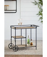 W2078 32.3x15.7x26.8" Shelf With Wheel