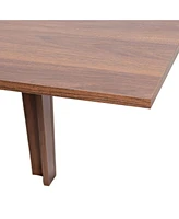 Dining Table , 106.3 in Large Extendable Kitchen Table