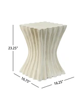 Archaistic Wavy Side Table