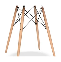 Traditional Solid Wood Dining Table – Handcrafted with Smooth Polished Top