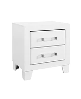 Nightstand with Drawer – Compact Bedside Table for Storage