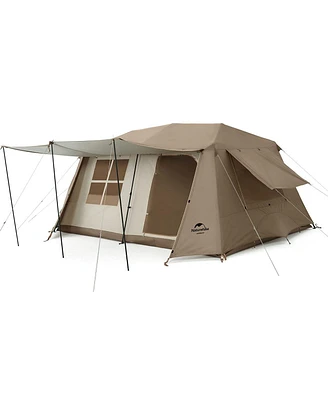 Naturehike Village Camping Tent,4/6/8 Person Tents for Camping, 60S Easy Setup Instant Tent for Family Camping