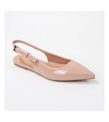 Caitriona Pointed Toe Slingback Flats