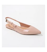 Caitriona Pointed Toe Slingback Flats