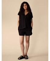 Motherhood Maternity Smocked Waist Short