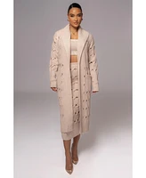 Jluxlabel Women's Brixton Knit Cardigan