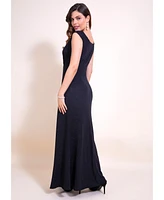 Alie Street London Women's Cruise Cowl Neck Maxi Dress