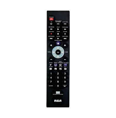Rca 3-Device Backlit Universal Remote - Black
