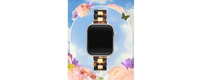 kate spade new york Women's Tortoise Printed Acetate Band for Apple Watch, 38, 40, 41, 42, 44, 45, 49mm