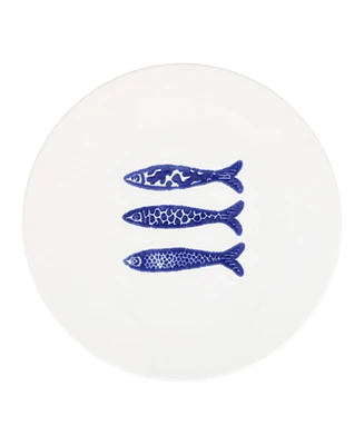 Vietri Santorini Minnows Salad Plate