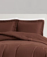 Brookyln Loom Flax Linen 3-Pc. Comforter Set