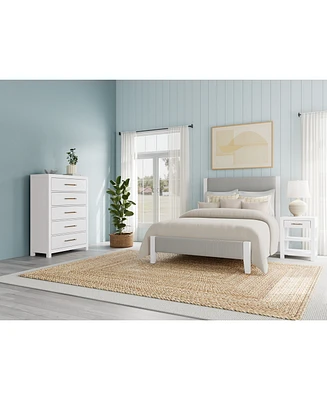 Catriona 3pc Bedroom Set (Full Upholstered Bed, Chest & Open Nightstand), Created for Macy's