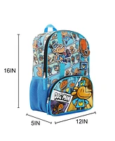 Dog Man 16” Kid's Backpack For School And Travel