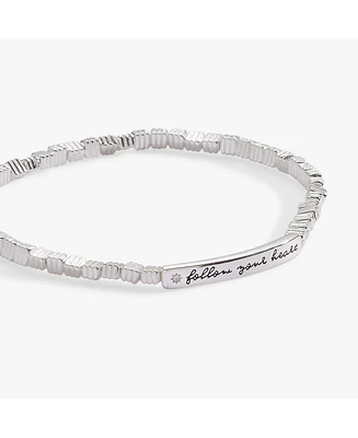 Follow Your Heart Stretch Bracelet