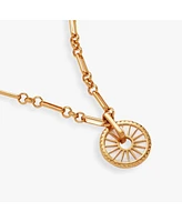 Mother of Pearl Starburst Toggle Necklace
