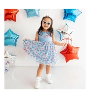Sweet Wink Toddler Girls Patriotic Bow Tank Tutu Dress