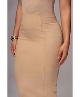 Jluxlabel Women's Phoenix Suede Skirt