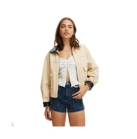 Cotton On Women's High Rise Micro Denim Short