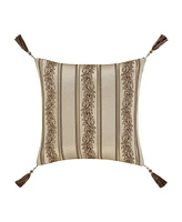 J Queen New York Gold Coast Decorative Pillow, 18" x 18"