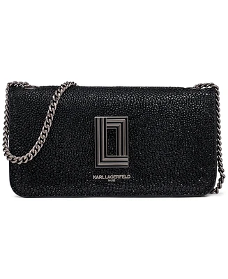 Karl Lagerfeld Paris Kosette Patent Shoulder