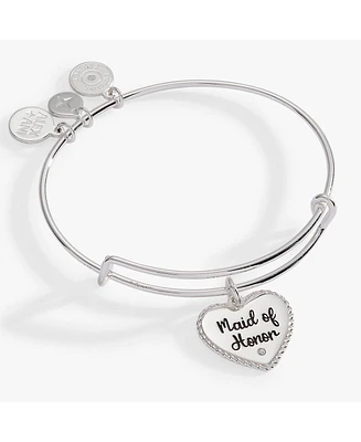 Maid Of Honor Heart Bangle Bracelet