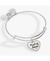 Maid Of Honor Heart Bangle Bracelet