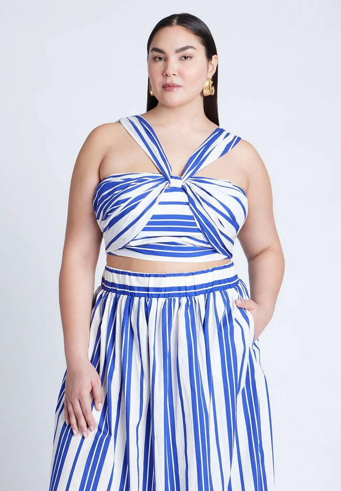 Eloquii Plus Split Strap Crop Top