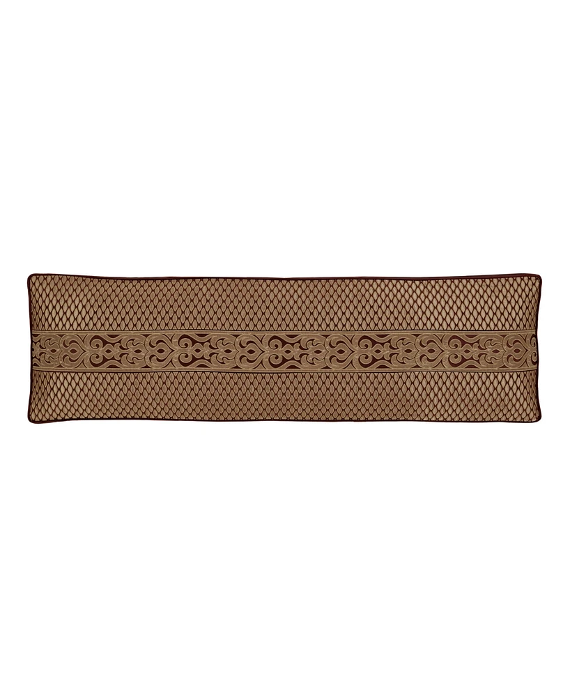 J Queen New York Renzo Bolster Decorative Pillow, 15" x 52"