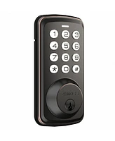 Zachvo Keyless Entry Deadbolt Lock, Electric Door Locks with Keypads and Emergency Charging Port