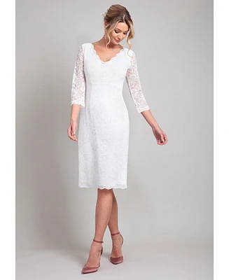 Alie Street London Women's Anya V-Neck Lace Wedding Dress