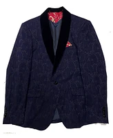 Elie Balleh Toddler Navy Slim Fit Sports Coat