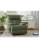 Electric Power Lift Recliner Chair for Elderly and Seniors, with Remote and Side Pocket (Dark Green)