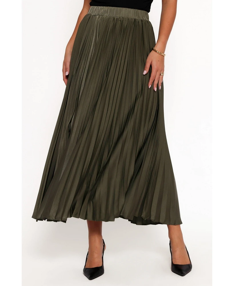 Petal and Pup Women's Polina Pleated Maxi Skirt