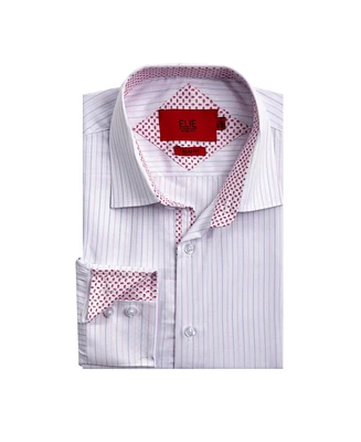 Elie Balleh Big Boys Slim Fit Striped Shirt