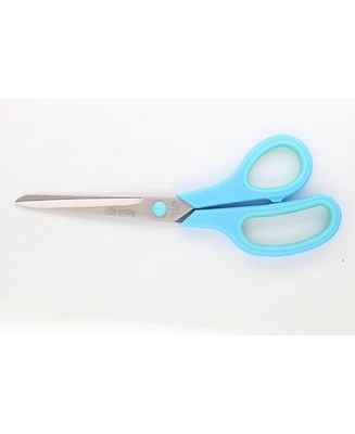 Scissors for School, 8" All Purpose, Sharp Stainless Steel Blades, Comfort Grip Craft Office School Teacher Student, Straig